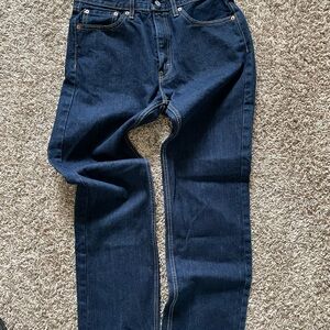 Levi's Dark Indigo Straight Jeans